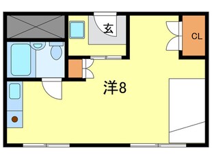 エルマーナ香枦園の物件間取画像